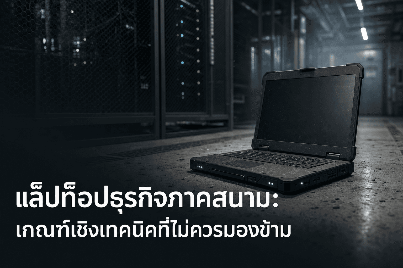 โน๊ตบุคสเปคไหนเหมาะกับการลุยภาคสนาม?