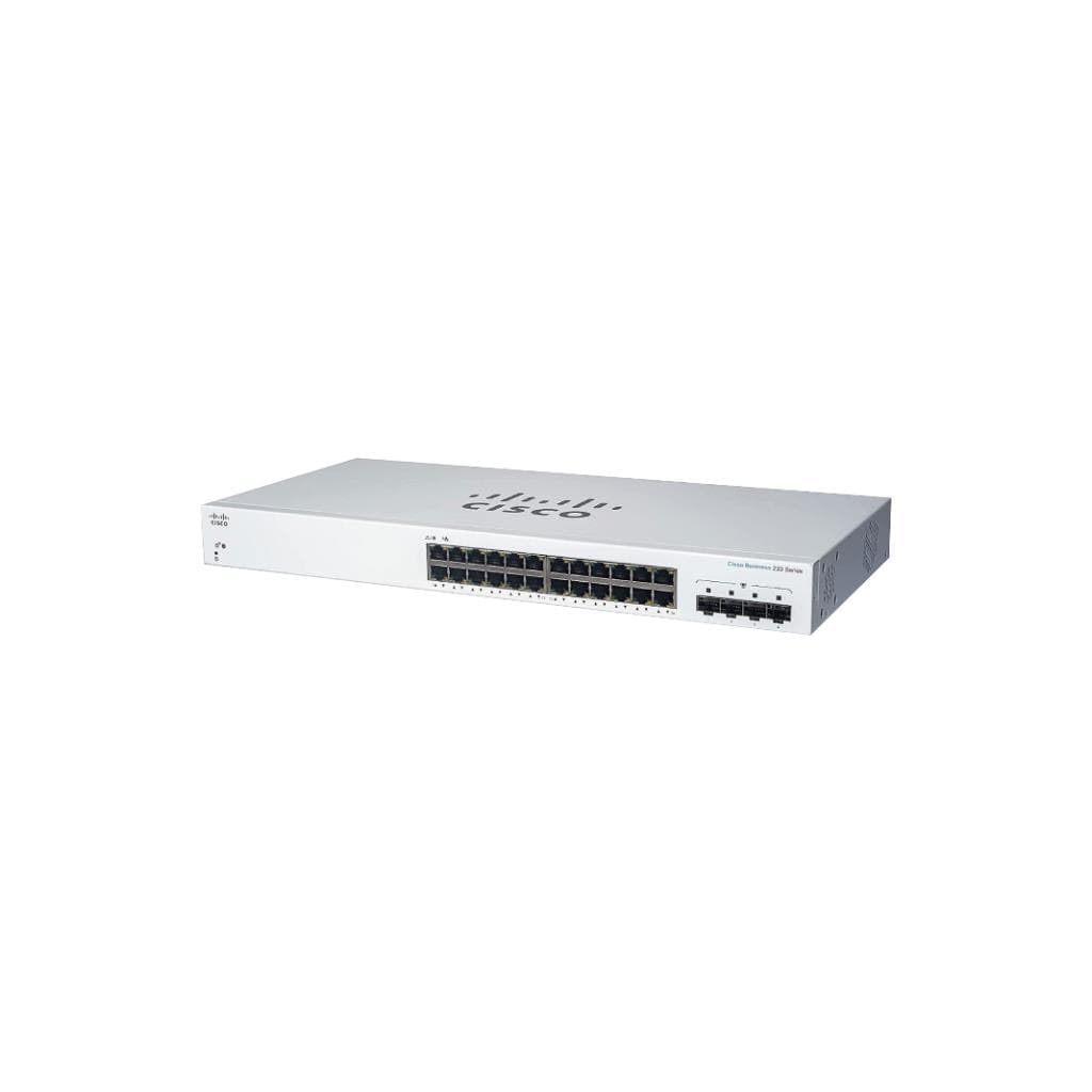 Cisco Business 220 Series Smart Switch 24-Port GE + 4x10G SFP+ (CBS220-24T-4X-EU) - 1