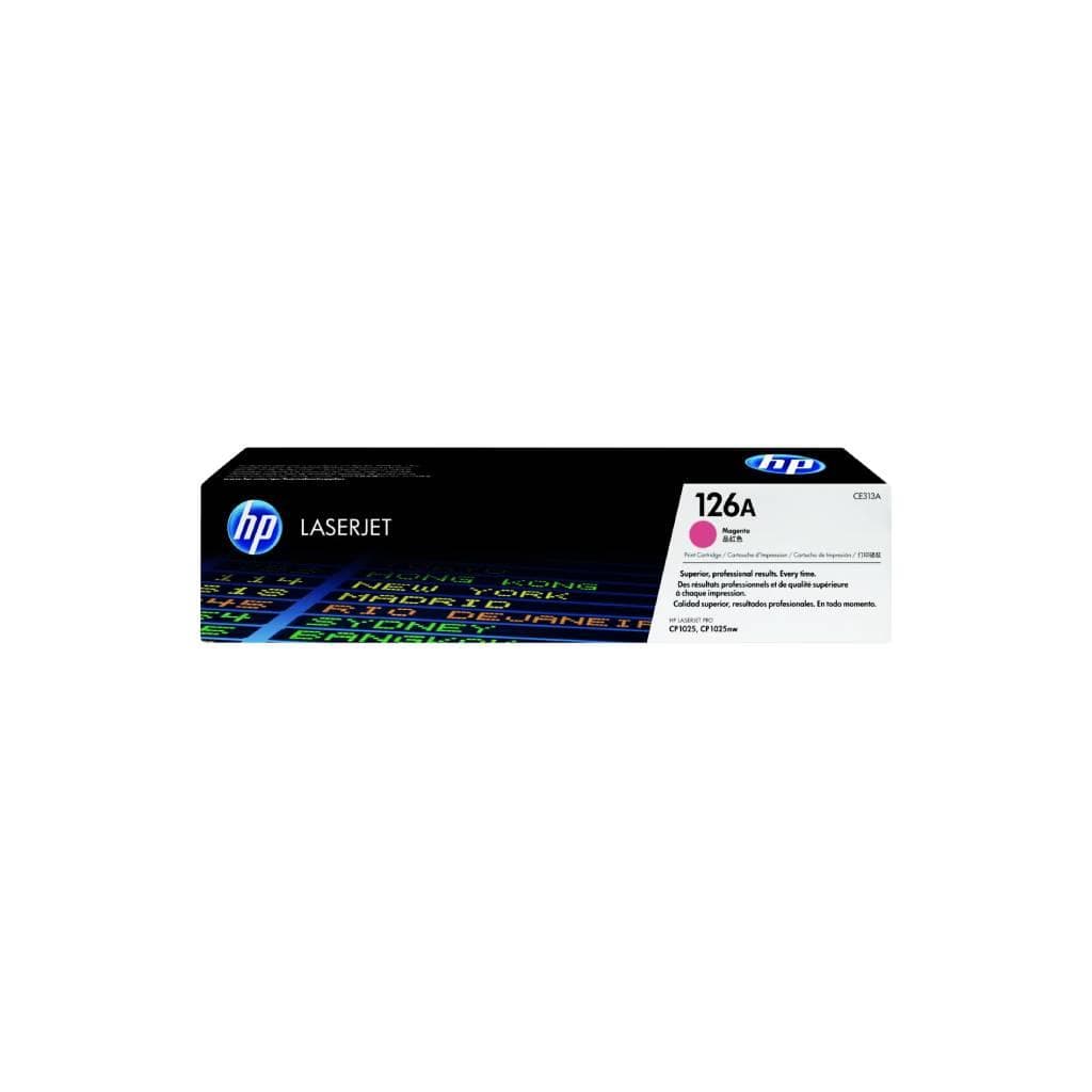 HP 126A Magenta Original LaserJet Toner Cartridge (CE313A) - 1,000 Pages - 1