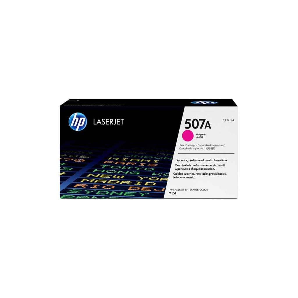 HP 507A Magenta Original LaserJet Toner Cartridge (CE403A) - 6,000 Pages - 1