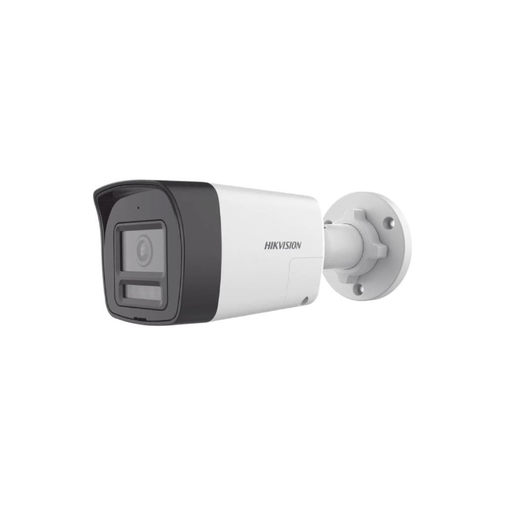 HIKVISION DS-2CE16D0T-LTS 2MP Fixed Mini Bullet Camera (2.8mm Lens) with Two-Way Audio & Smart-Hybrid Light - 1
