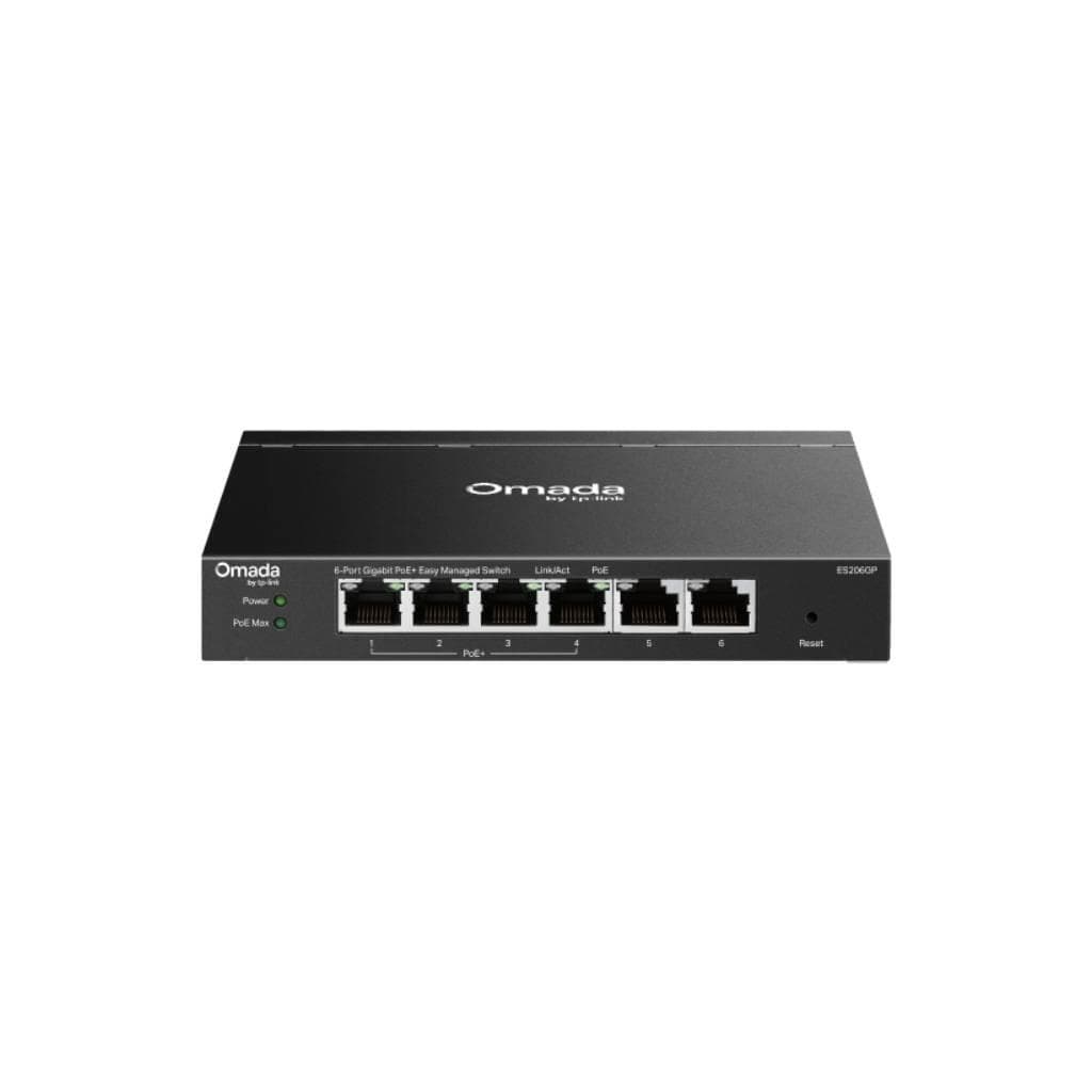TP-Link Omada ES206GP-VER2 6-Port Gigabit Switch with 4-Port PoE+