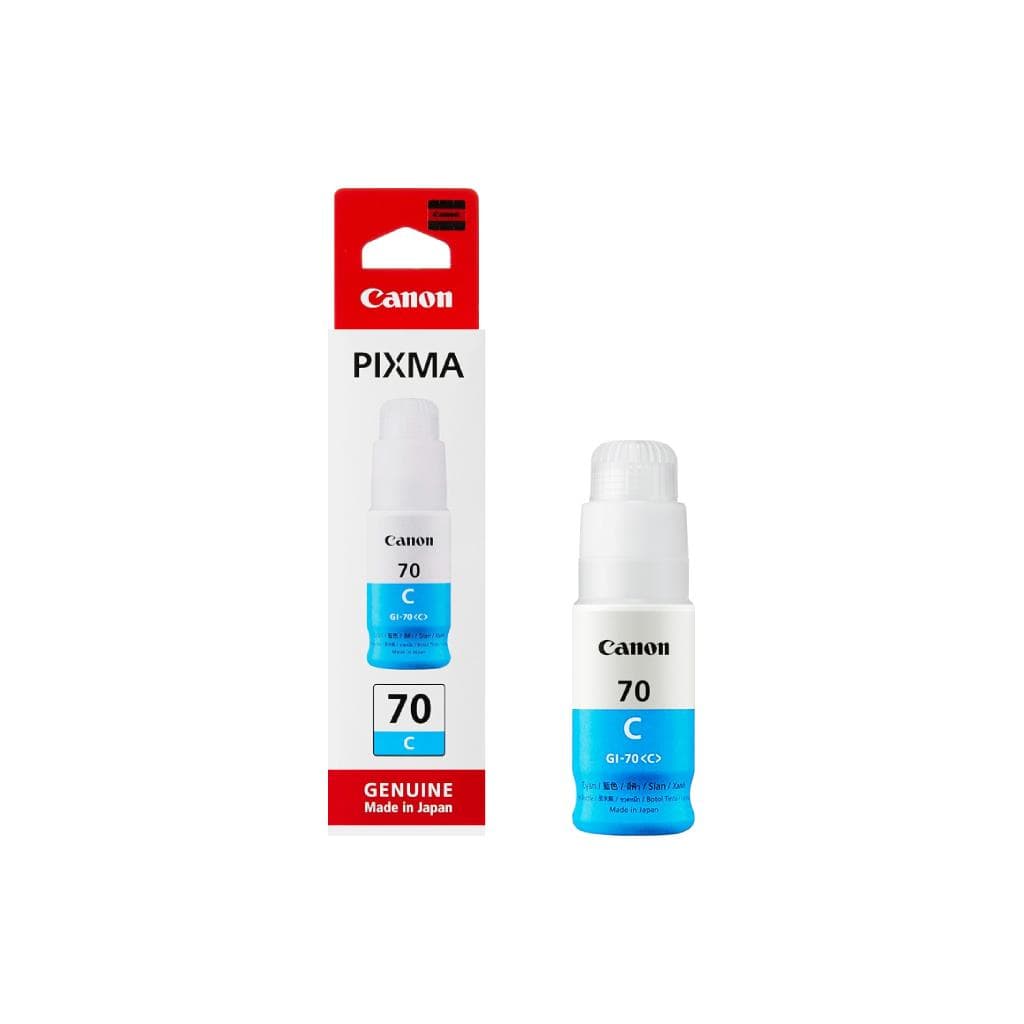 CANON INK GI-70C CYAN BOTTLE - 1