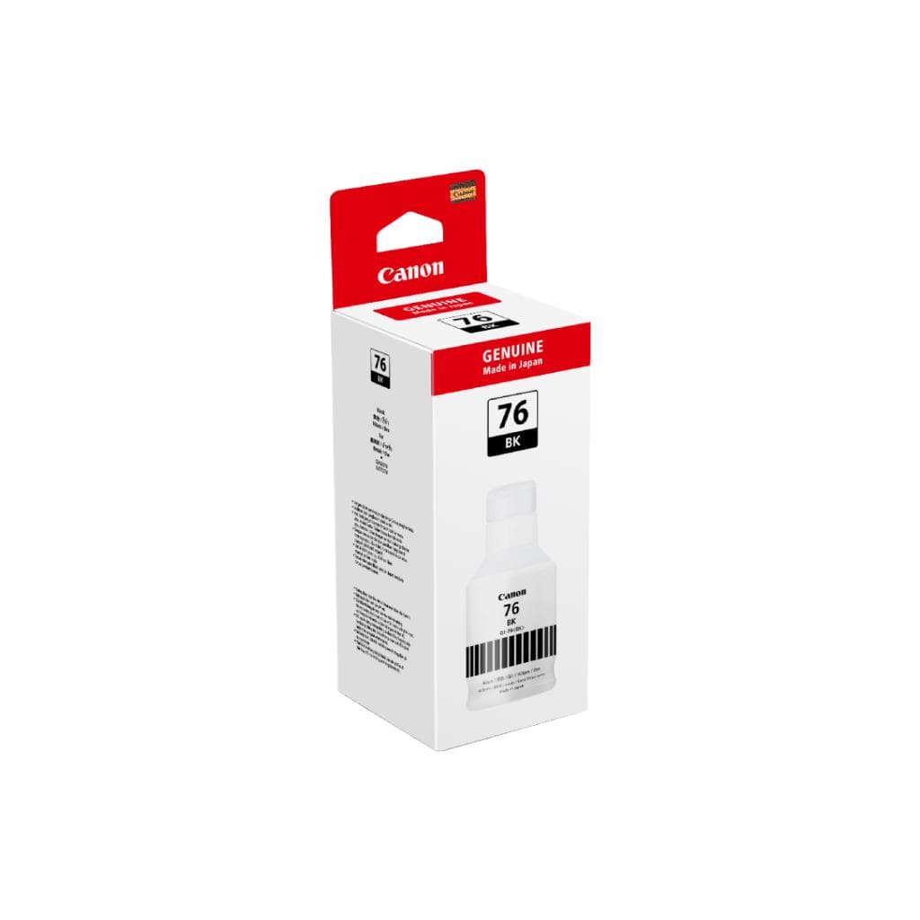 CANON INK GI-76BK Black Ink Bottle - 1