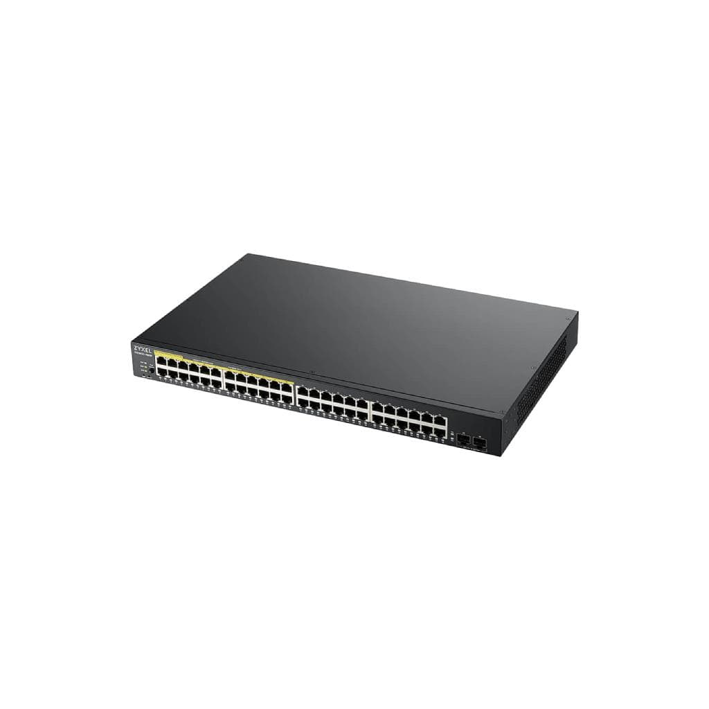 ZYXEL GS1900-48HPv2 48-Port Gigabit PoE+ Smart Managed Switch + 2 SFP - 1