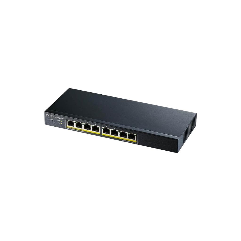 ZYXEL GS1900-8HP 8-Port Gigabit PoE+ Smart Managed Switch - 1