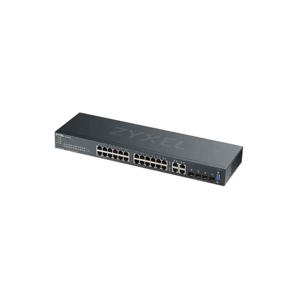 ZYXEL GS2220-28 24-Port Gigabit L2+ Managed Switch with 4 Combo (SFP/RJ-45) Uplink - 1