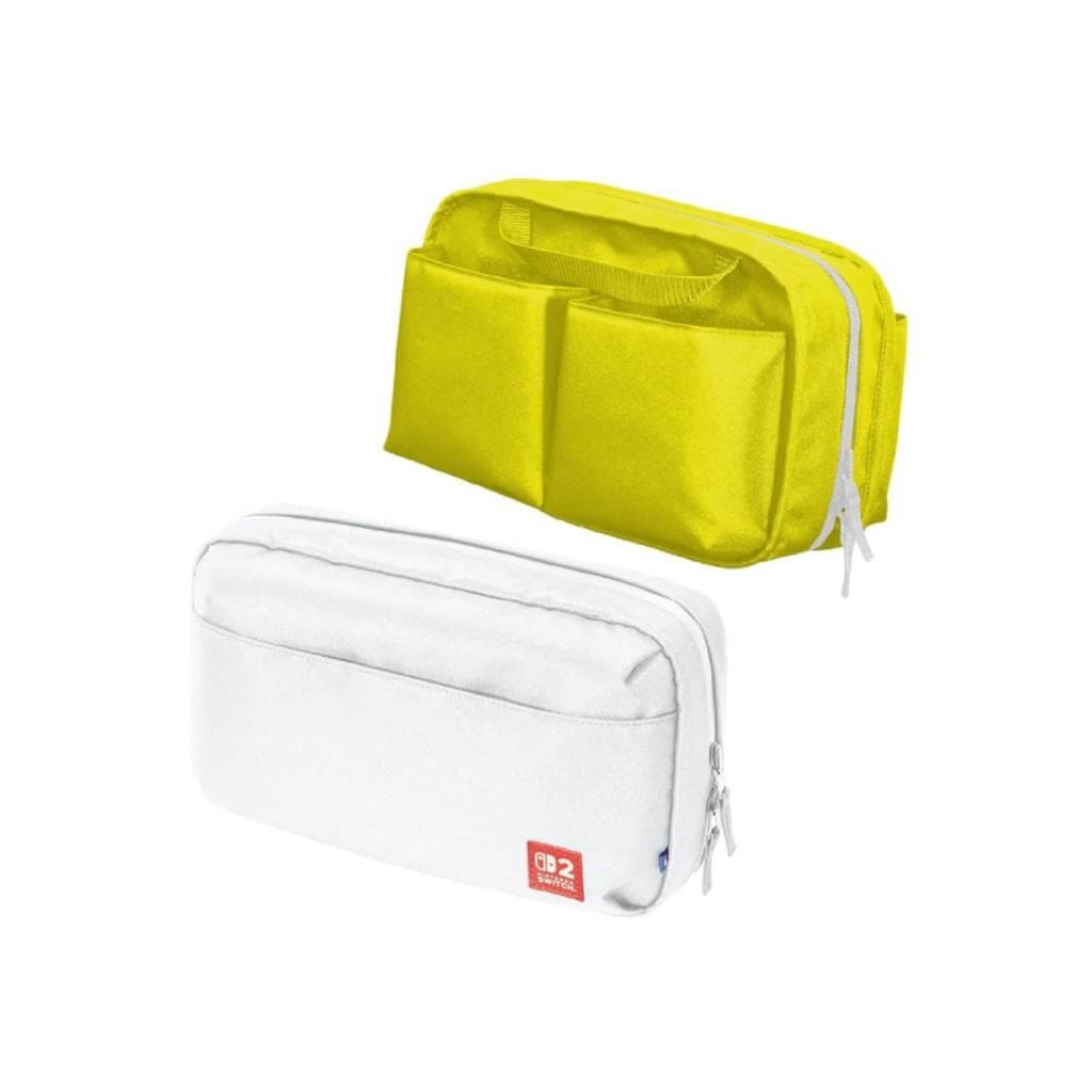 Reversible Travel Pouch (White × Yellow)for Nintendo Switch™ - 1
