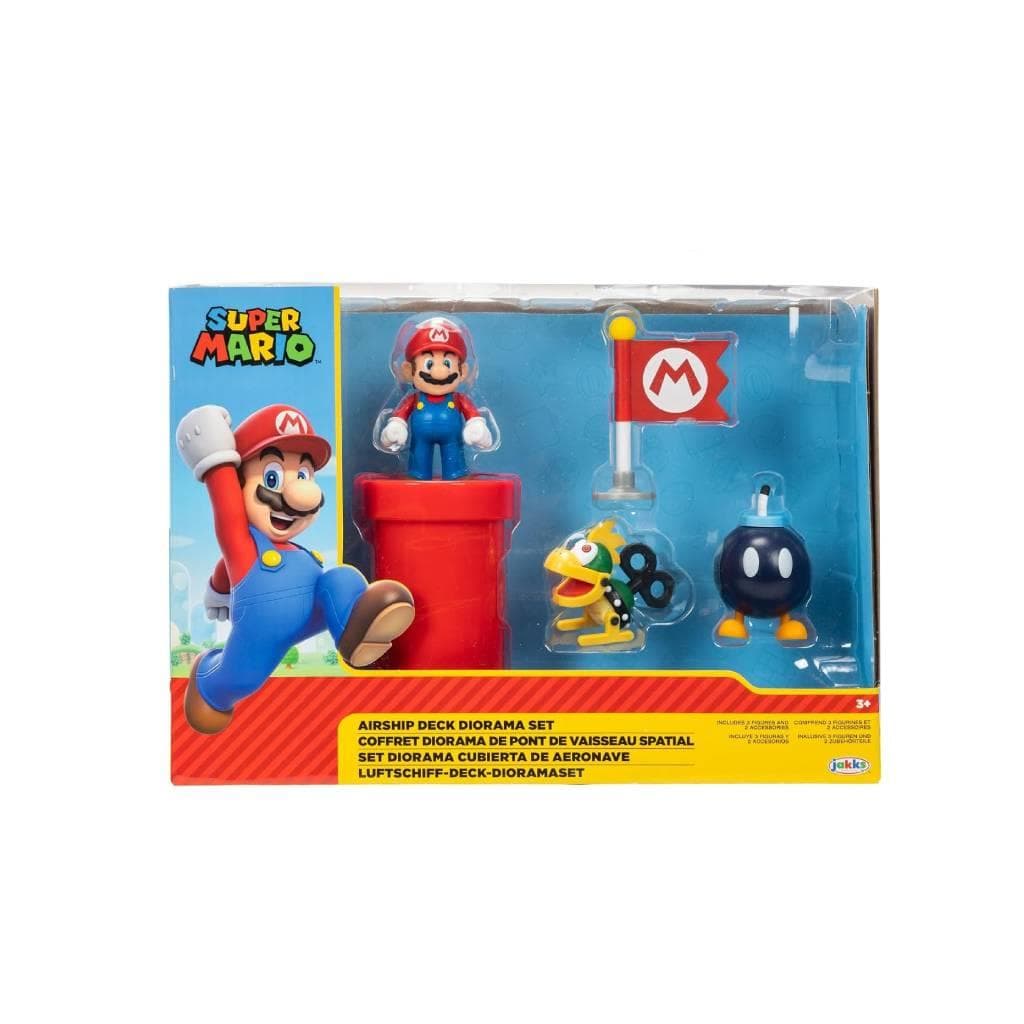 Nintendo 2.5" Bowser's Airship Deck Diorama Set - 1