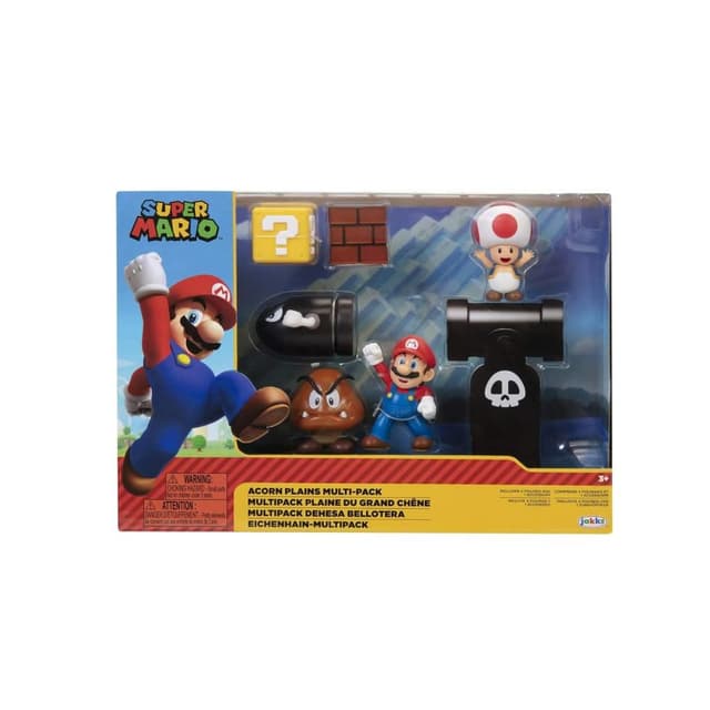 Nintendo 2.5" 5 Figure Mario Acorn Plains Diorama Set