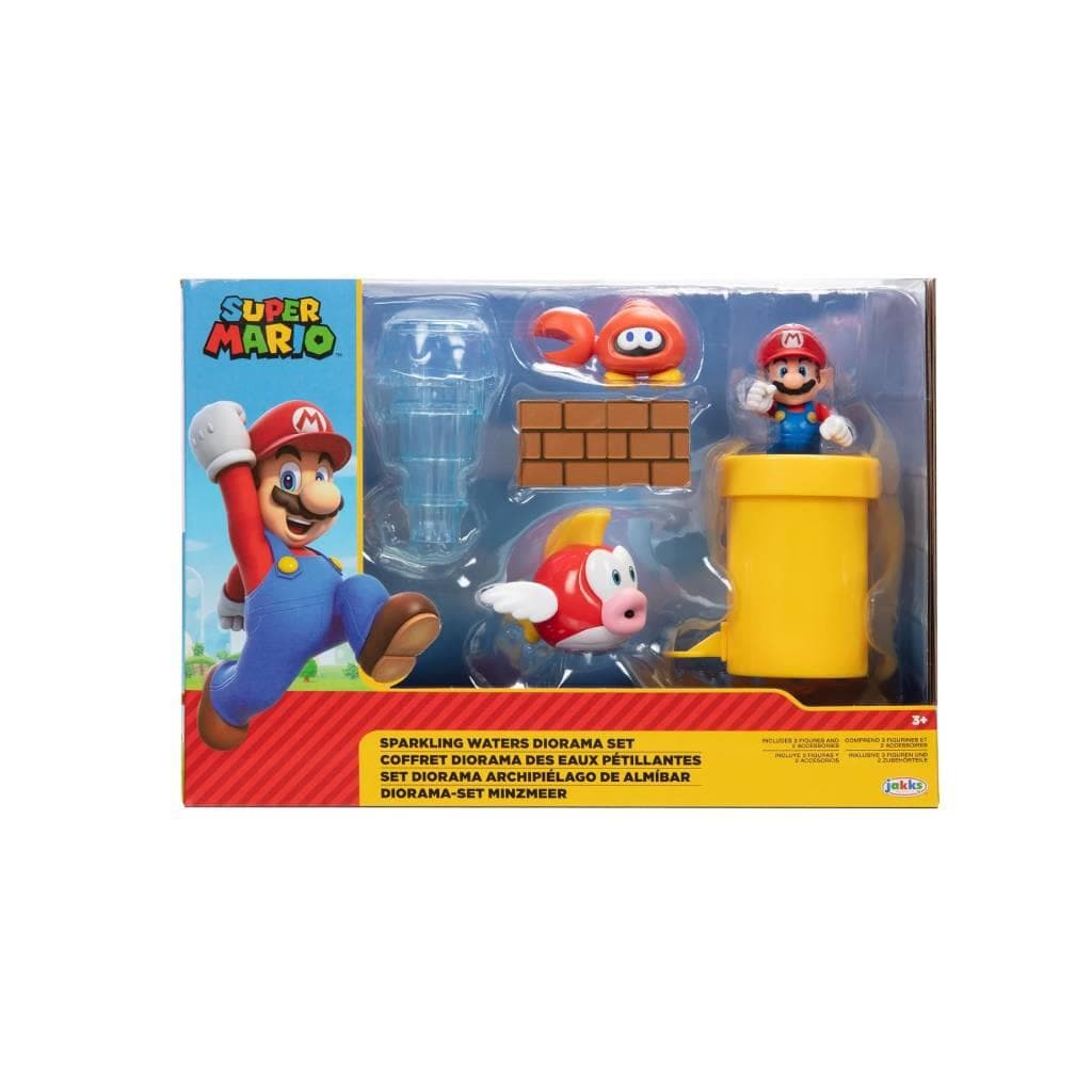 Nintendo 2.5" Sparkling Waters Diorama Set - 1