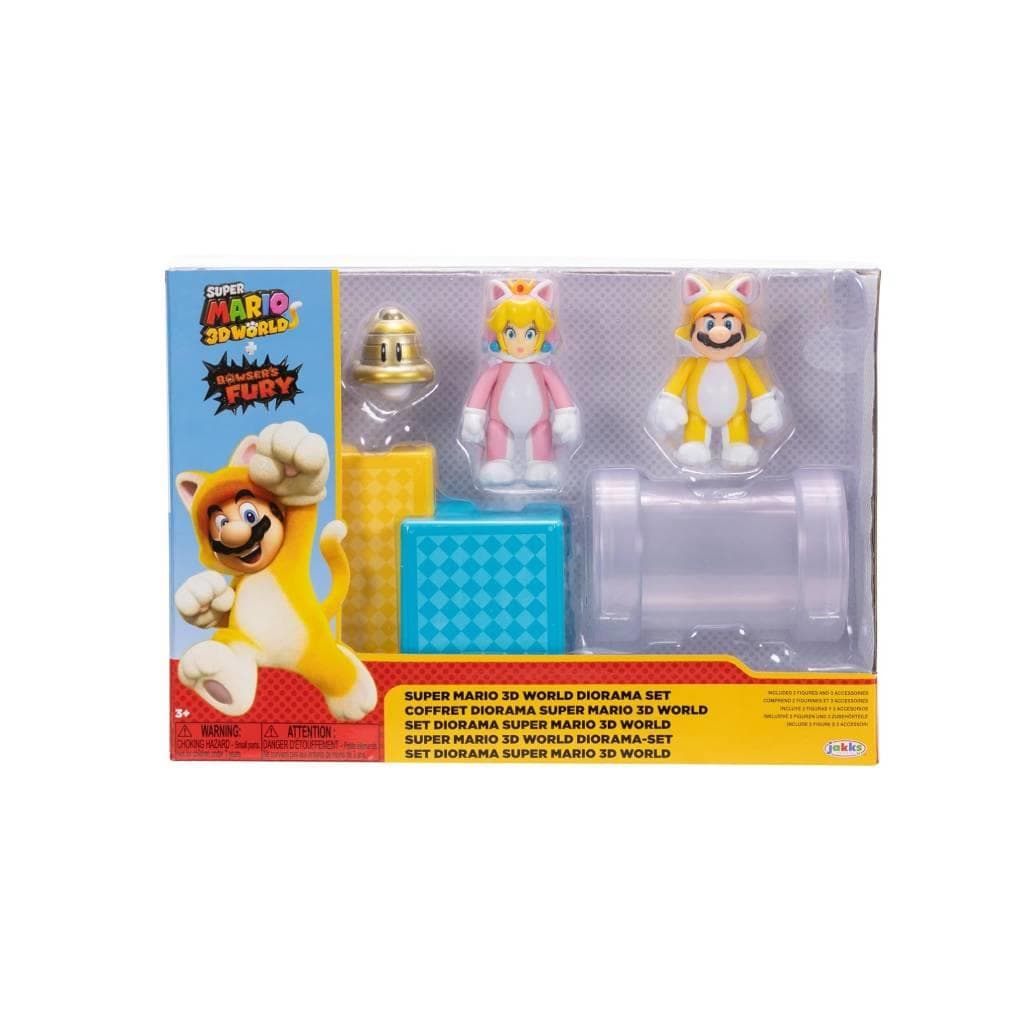 Nintendo 2.5" Super Mario 3D World Diorama - 1