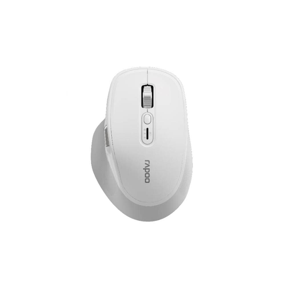RAPOO M680 Silent Wireless Mouse White 2.4GHz + Bluetooth - 1