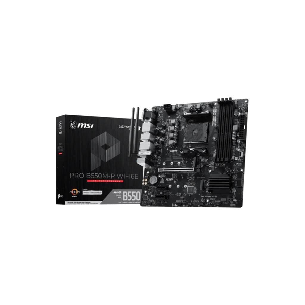 MSI PRO B550M-P WIFI6E (AM4, DDR4, Wi-Fi 6E)