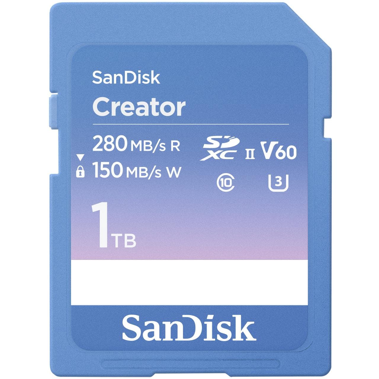 SanDisk Extreme PRO SD UHS-II 1TB 280/150MB/s C10 U3 - 1