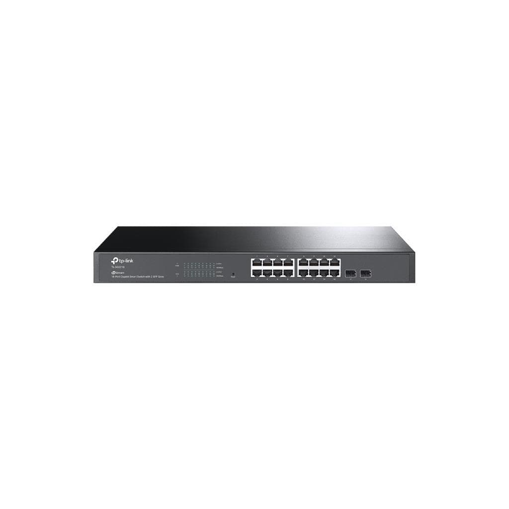 TP-Link JetStream 16-Port Gigabit Smart Switch 2x SFP SG2218 - 1