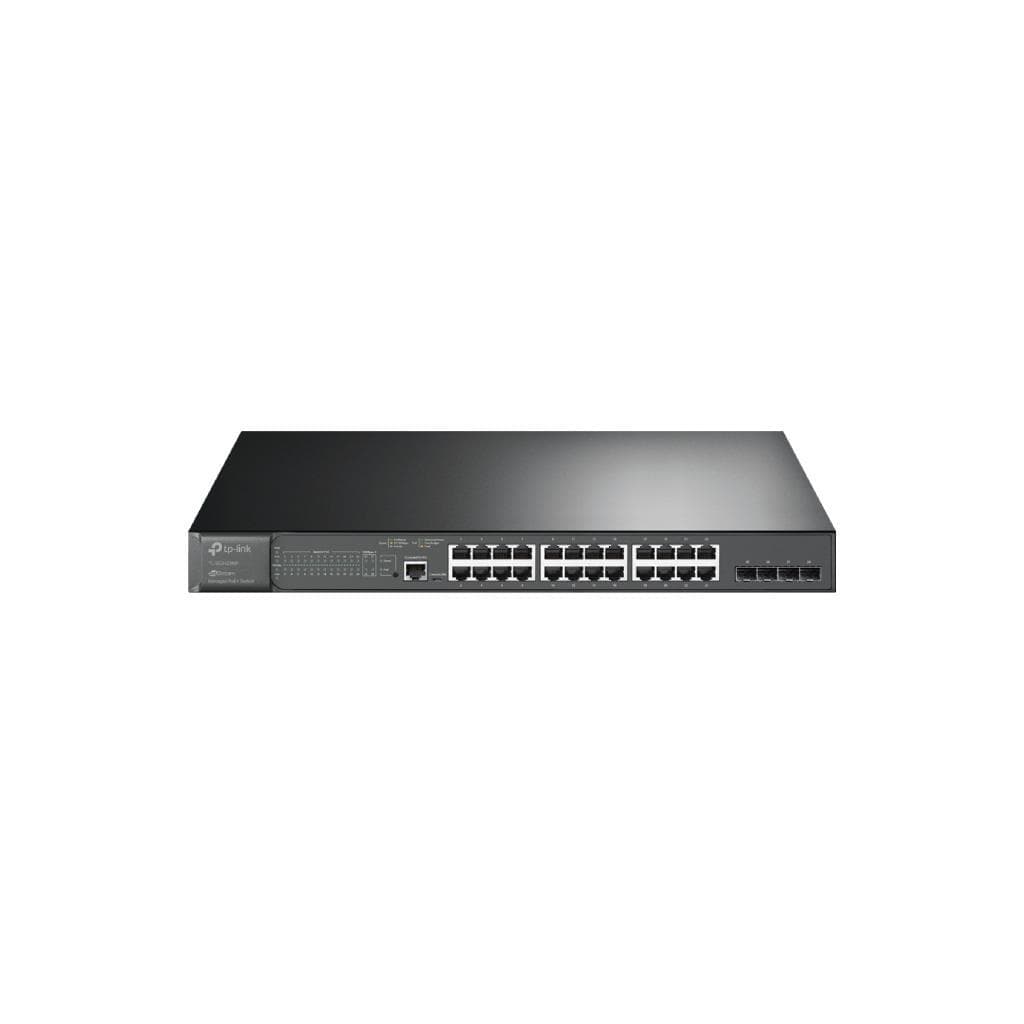 TP-Link SG3428MP JetStream 28-Port Gigabit L2+ Managed Switch with 24-Port PoE+ (384W Budget) - 1