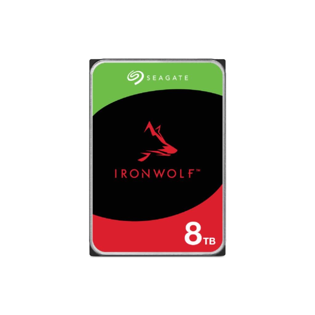 SEAGATE IRONWOLF 8TB NAS HDD 7200RPM 256MB Cache SATA 3-Year Warranty - 1