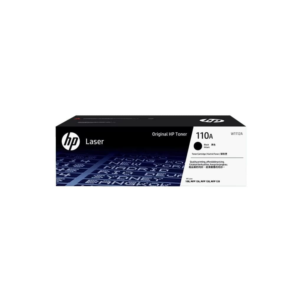 HP 110A Black Original Laser Toner Cartridge W1112A - 1