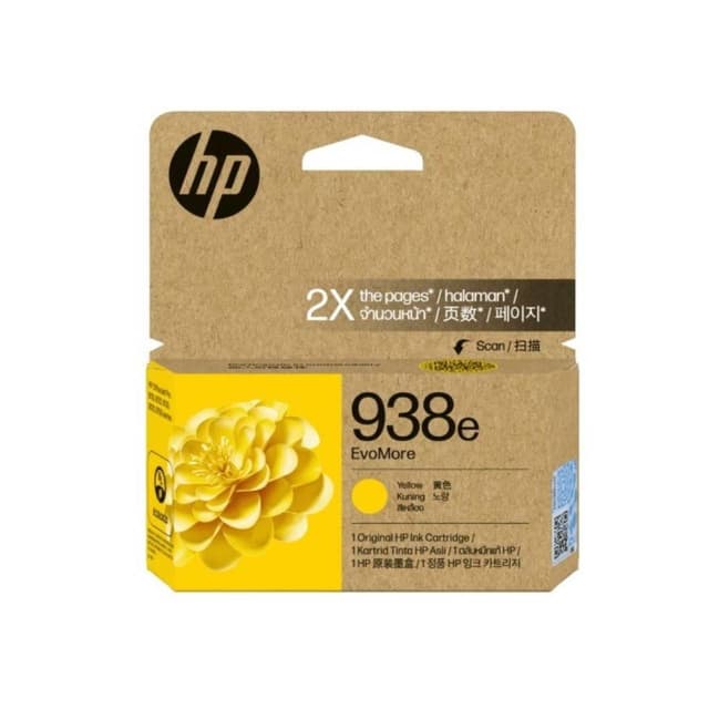 HP 938e EvoMore Yellow Original Ink Cartridge (~1