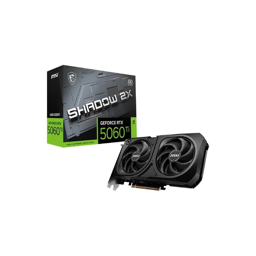 MSI GeForce RTX 5060 Ti 16GB SHADOW 2X OC PLUS