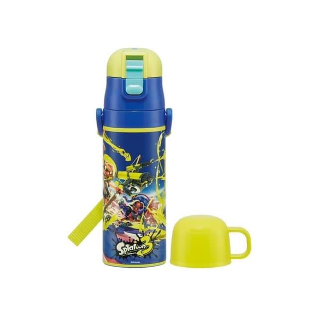 SPLATOON 3 -LIGHTWEIGHT 2 WAY STAINLESS BOTTLE 430ML