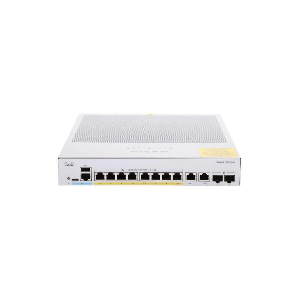Cisco Catalyst 1200 8-Port GE Full PoE 2x1G Combo - 1