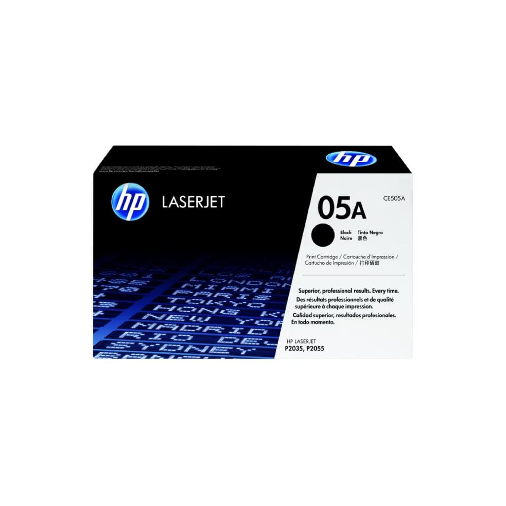 HP LaserJet Black Toner Cartridge 05A (CE505A) - 2,300 Pages - 1