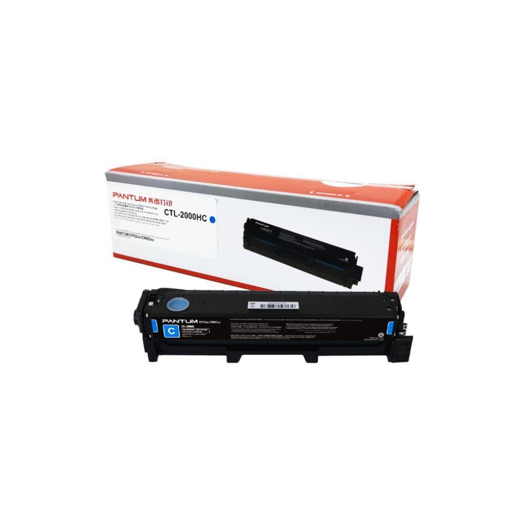 PANTUM CTL-2000HC#EXC Cyan High-Yield Toner Cartridge (3,000 Pages) for CP2200/CM2200 Series - 1