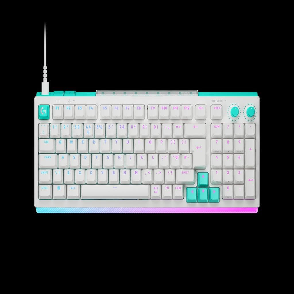 Logitech G512 X 98 Tactile Switch Gaming Keyboard (White) - US Layout - 1