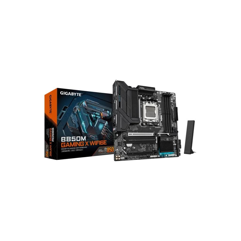 GIGABYTE B850M GAMING X WF6E AMD Micro ATX Mainboard with Wi-Fi 6E - 1