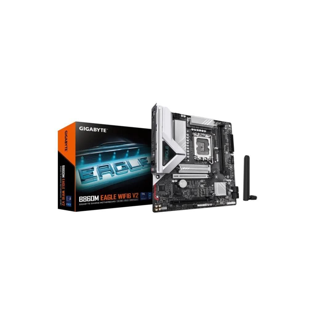 GIGABYTE B860M EAGLE WIFI6 V2 White ATX Mainboard - 1