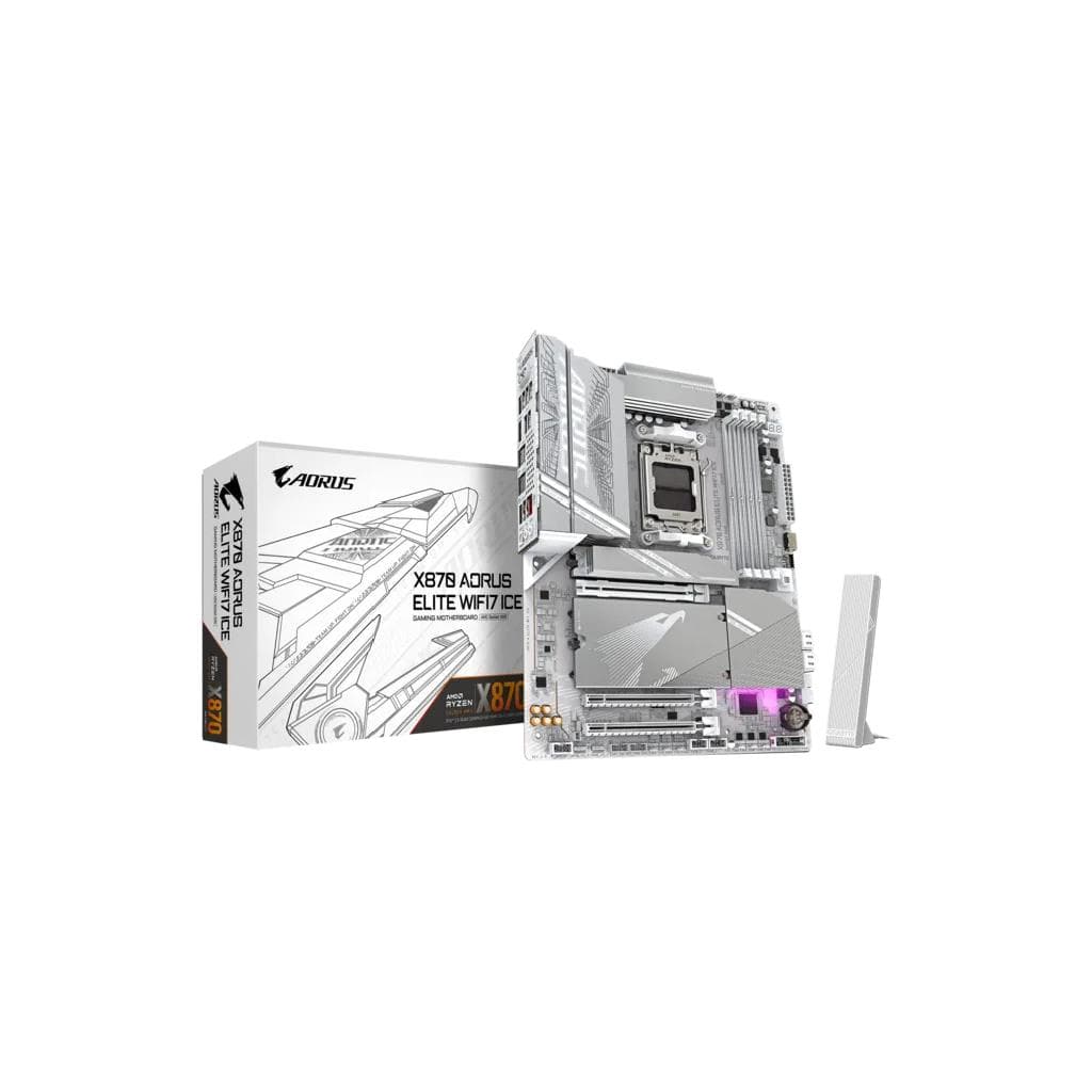 GIGABYTE X870 A ELITE WF7 ICE 1.1 ATX AM5 Motherboard - 1