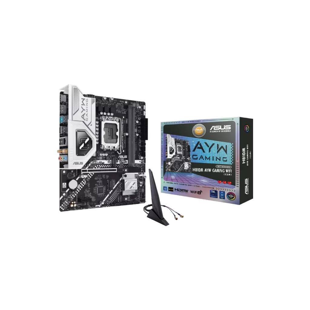 ASUS H810M AYW GAMING WIFI-CSM Motherboard (LGA1851, DDR5, WiFi 6) - 1