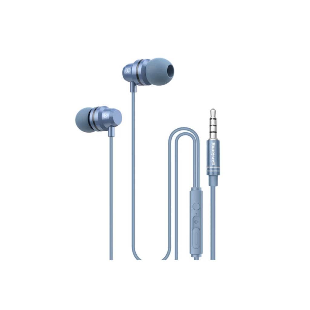 Honeywell Moxie V50 Wired Earphones Blue - 1