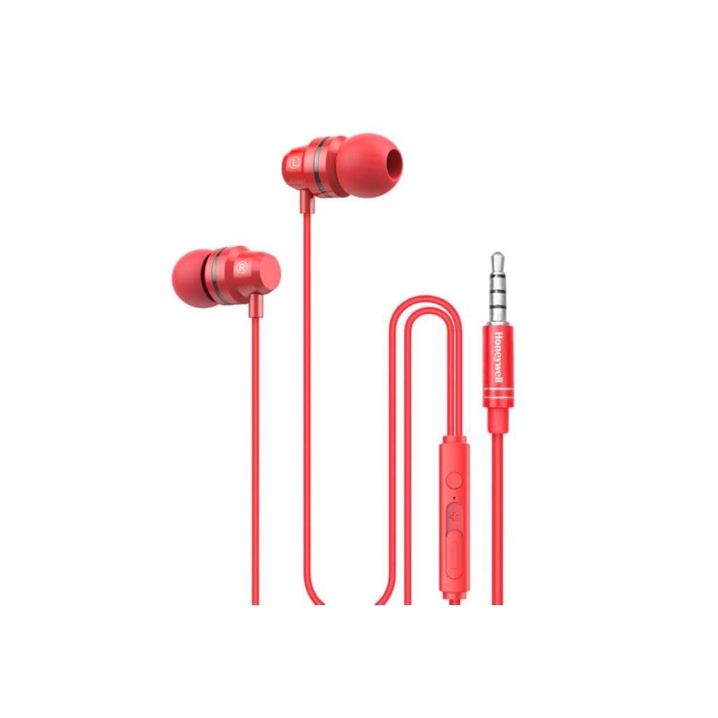 HONEYWELL Moxie V50 Wired Earphones Red - 1