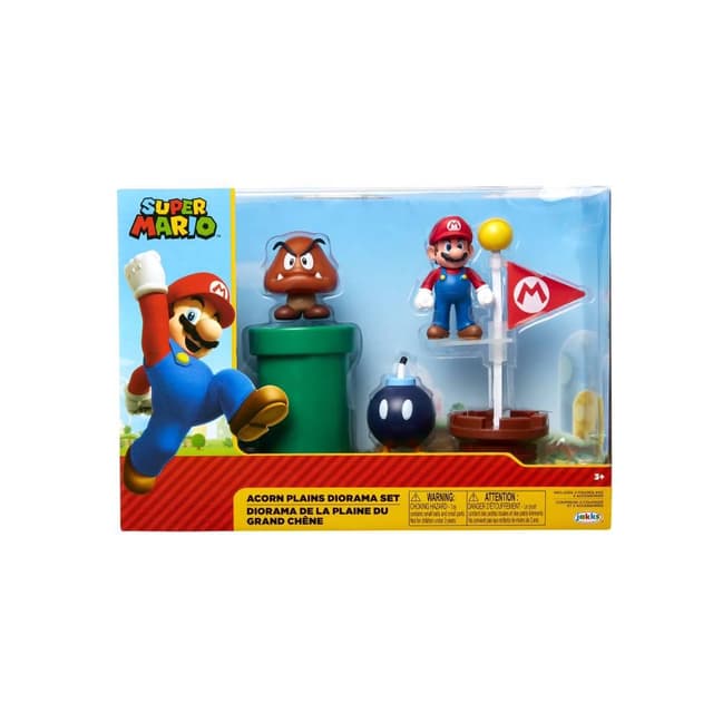 Nintendo 2.5" Acorn Plains Diorama Set
