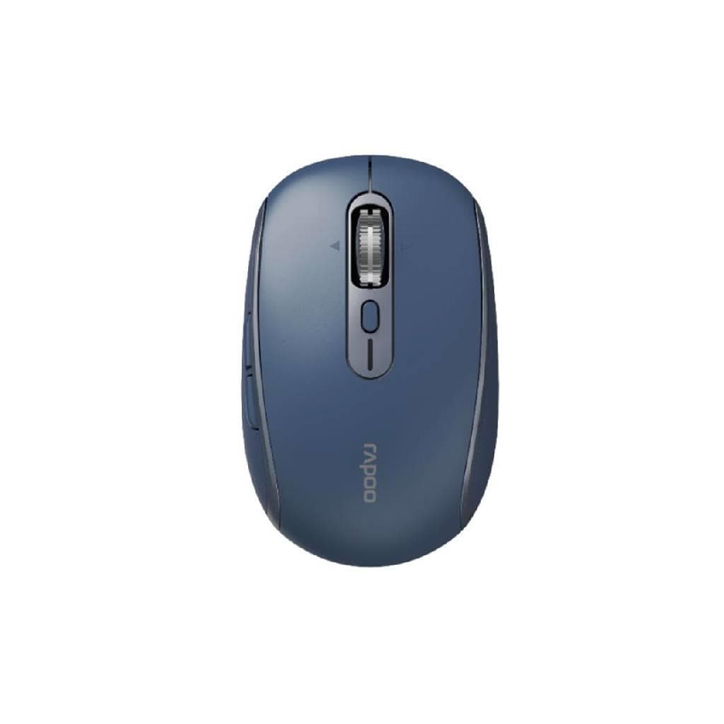 RAPOO M590 Silent Wireless Mouse Blue 2.4GHz + Bluetooth - 1