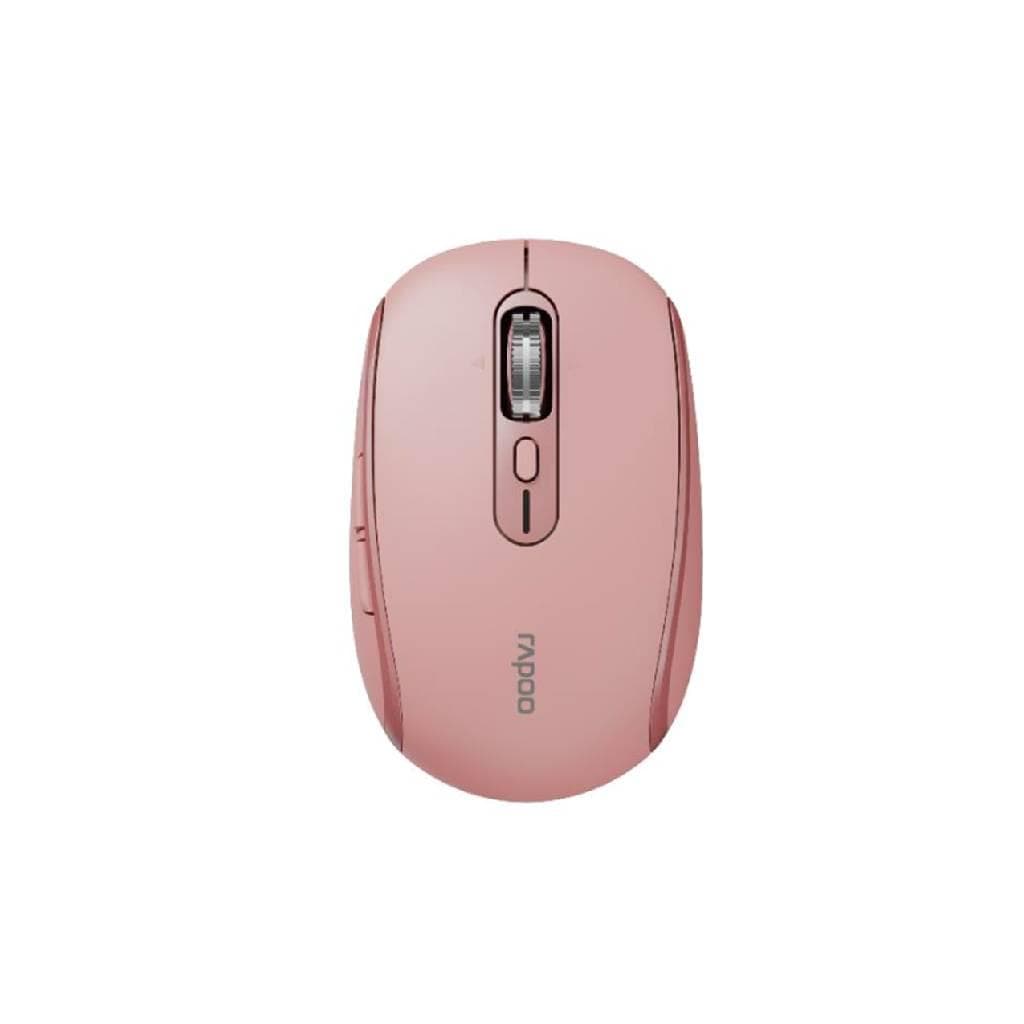 RAPOO M590 Silent Wireless Mouse Pink 2.4GHz + Bluetooth - 1