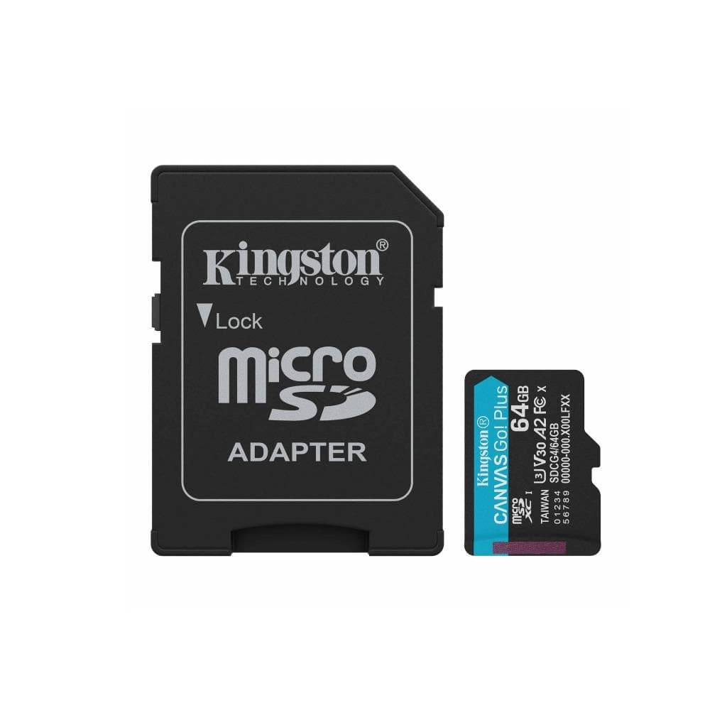KINGSTON Canvas Go! Plus SDXC 64GB UHS-I U3 V30 200MB/s Read - 1