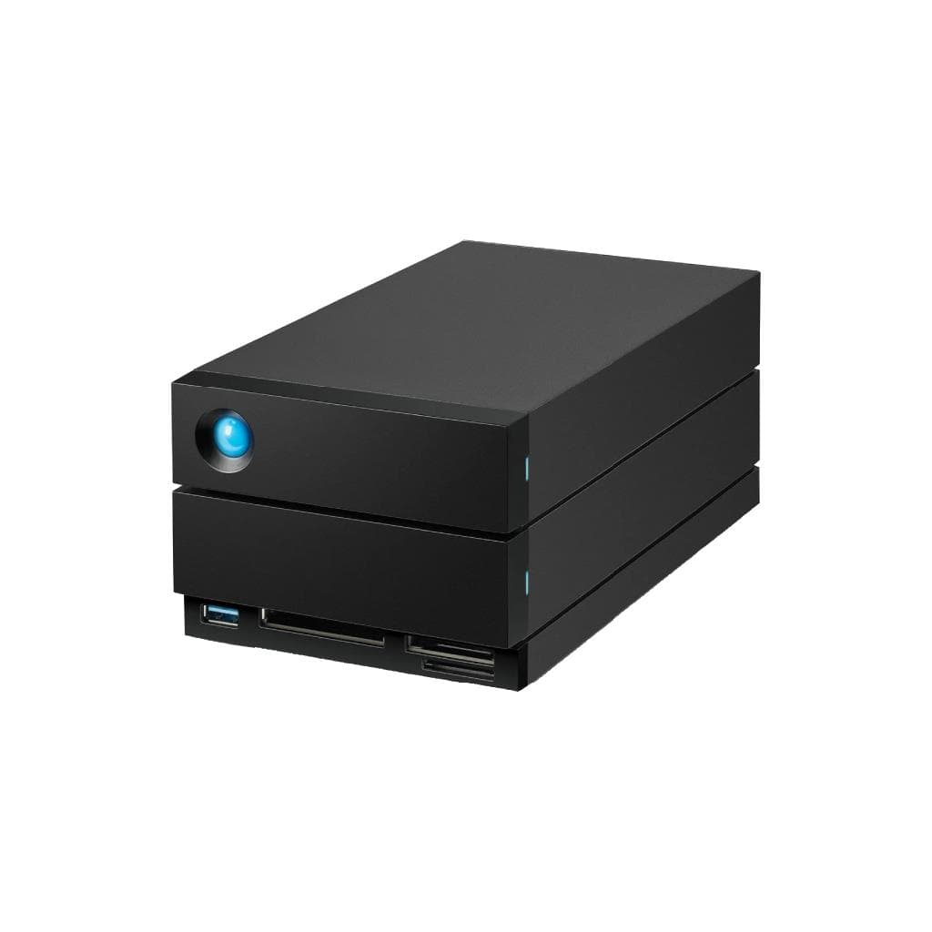 LaCie 2big Dock v2 16TB 2-Bay Thunderbolt 3 RAID Array (Black) - 1