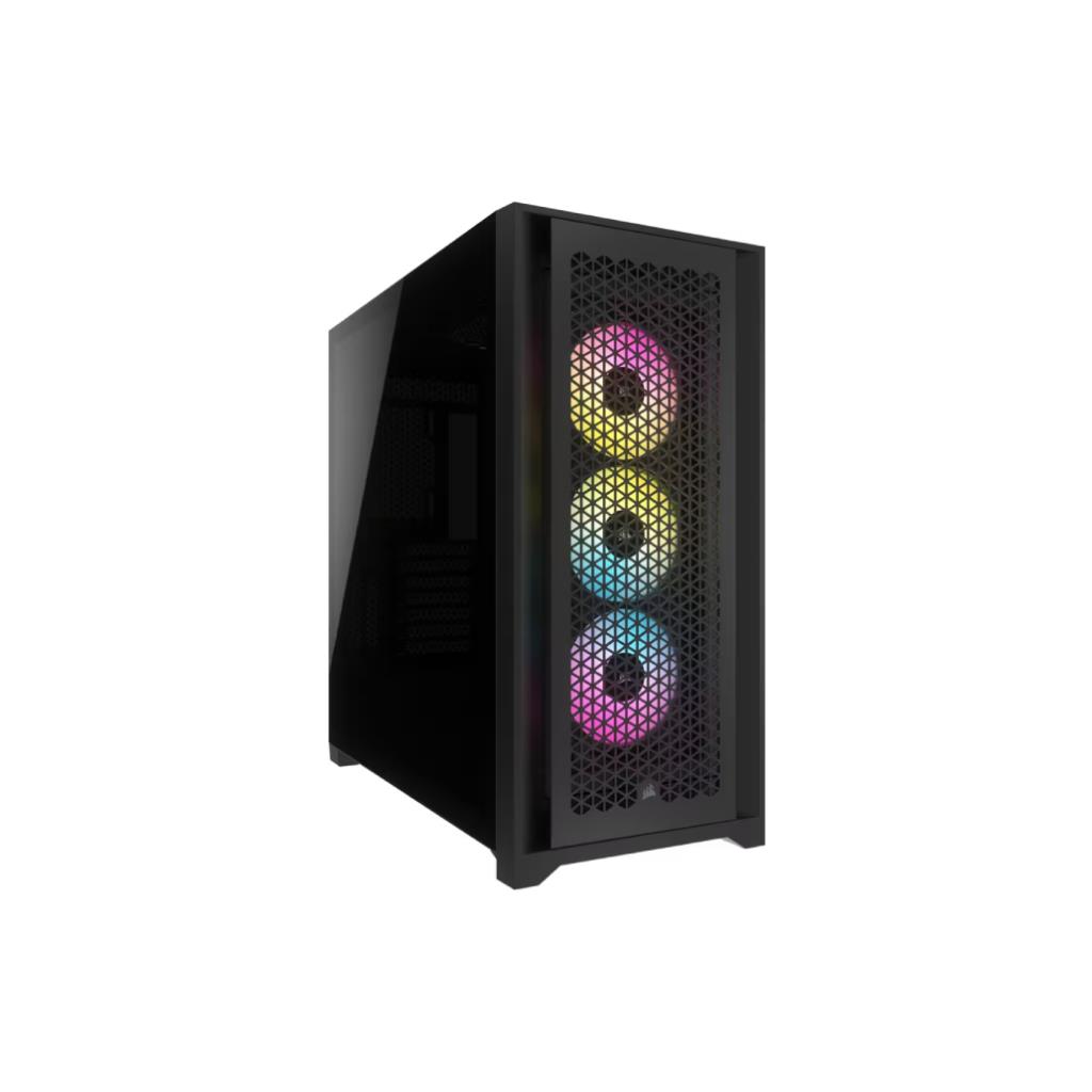 CORSAIR iCUE 5000D RGB Airflow TG Black (3x RGB Fans) 2-Year Warranty