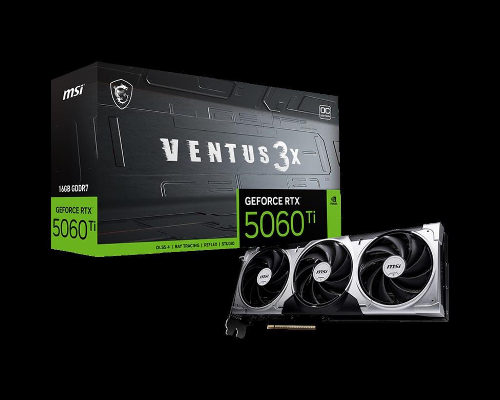 MSI GeForce RTX 5060 Ti 16GB VENTUS 3X OC