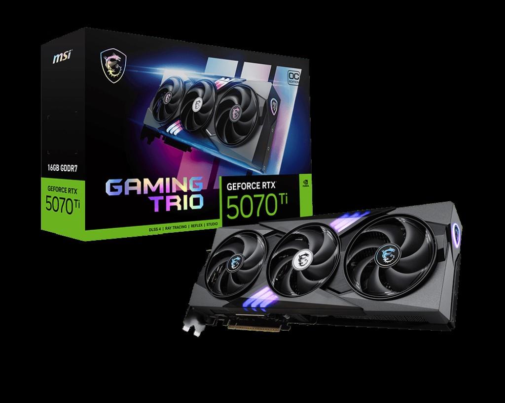 MSI GeForce RTX 5070 Ti 16GB GAMING TRIO OC