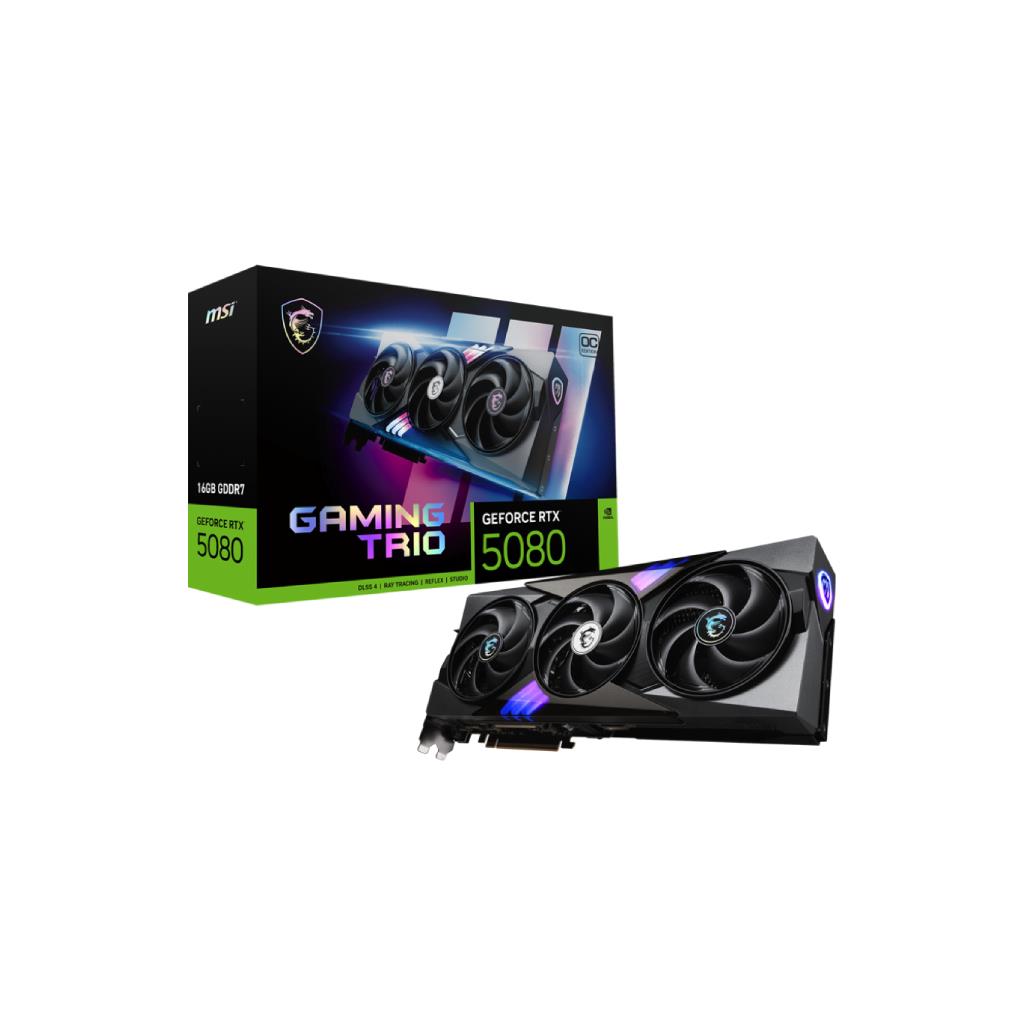 MSI GeForce RTX™ 5080 16GB GAMING TRIO OC (PCIe 5.0)