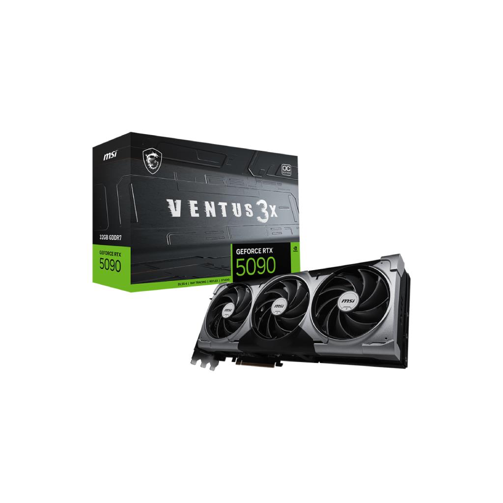 MSI GeForce RTX™ 5090 32G VENTUS 3X OC (32GB GDDR7) PCI Express® Gen 5