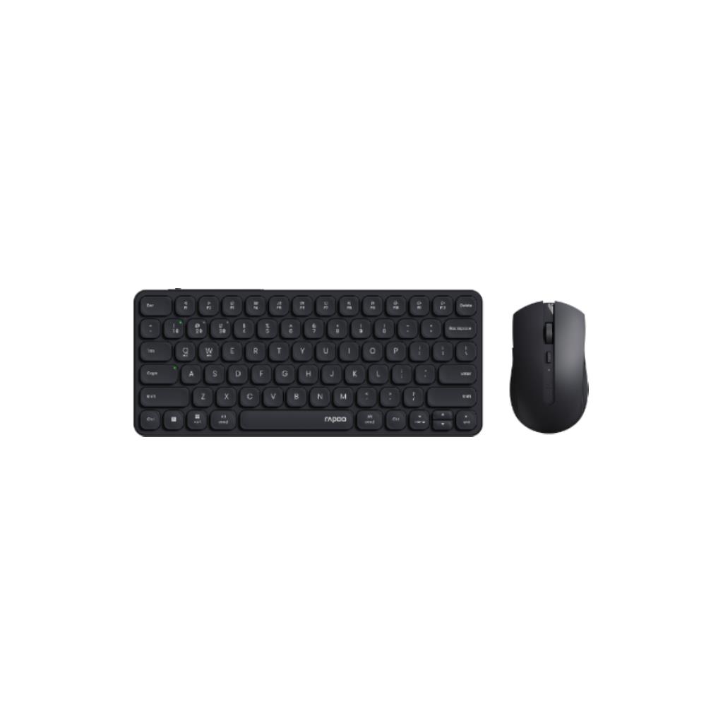 RAPOO 9050S Wireless Keyboard & Mouse Combo (Dark Grey) - Multi-mode Bluetooth + USB