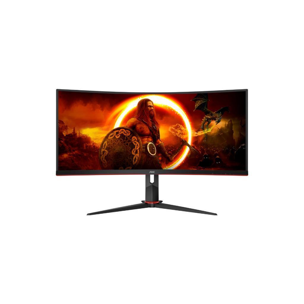 AOC CU34G4H/67 34" Curved VA Monitor 3440×1440 200Hz DisplayPort 1.4