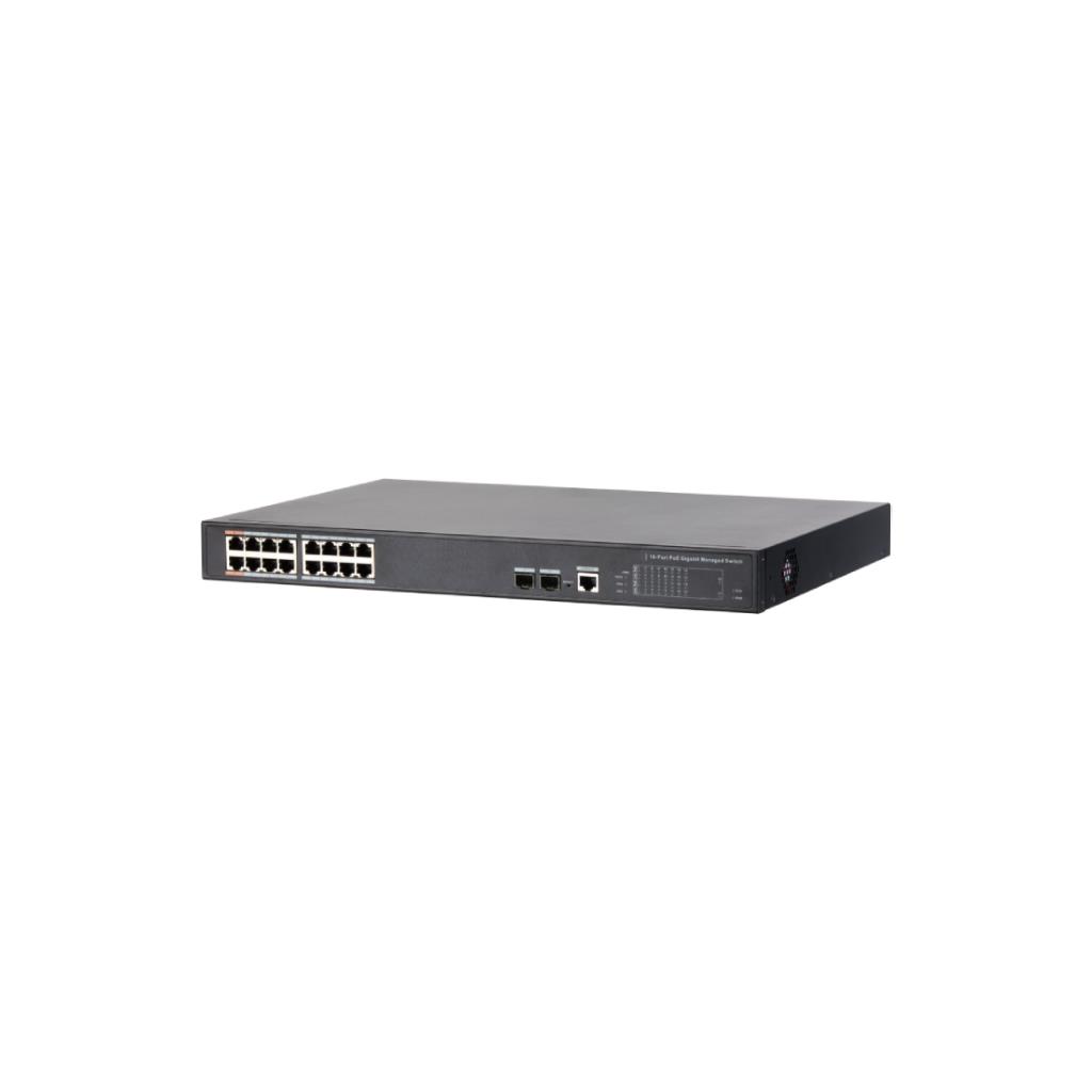 Dahua PFS4218-16GT-240 16-Port PoE Gigabit Managed Switch (Hi-PoE 60W x2)