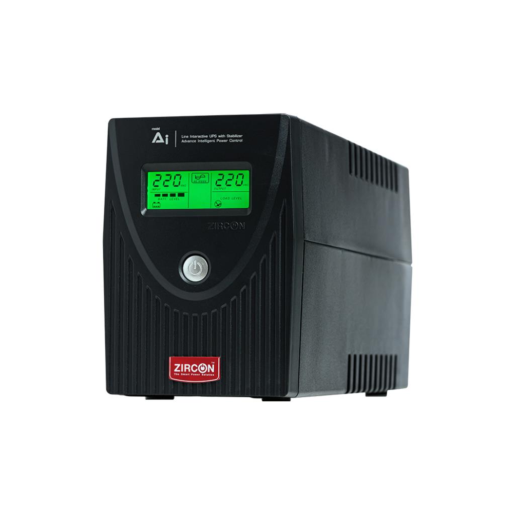 ZIRCON AI-Plus 1000VA/630W Line-Interactive UPS (Tower Type)